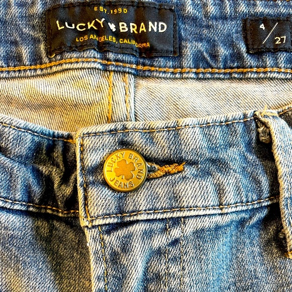 🍀 Lucky Brand Women’s Sweet Crop Jeans, Size 27/4 - Picture 3 of 5